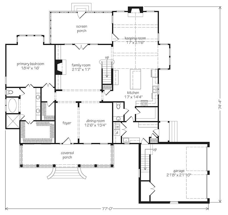 Creek House Plans by John Tee